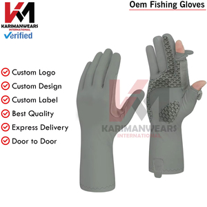 Guantes de Pesca para Pescadores Profesionales, Producción en Masa, con Protección Solar, Tejido de Secado Rápido, Proveedor de Exportación, Logotipo Personalizado - Product Image 2