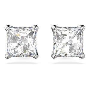 Fashion Stud <b>Earrings</b> Princess Cut Lab Grown Solitaire Diamond 925 Sterling <b>Silver</b> 14K <b>Solid</b> Gold Minimalist Square <b>Earrings</b> - Product Image 1