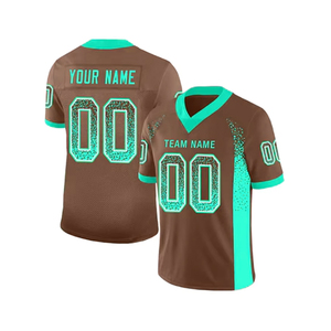 เสื้อฟุตบอลอเมริกันแบบใหม่ ดีไซน์พิเศษ ระบายอากาศได้ดี สำหรับผู้ชาย ขายดี ชุดกีฬา ชุดฟุตบอลอเมริกันมืออาชีพ - Product Image 2
