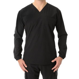 Custom Mens Healthcare Scrub Tops Professional Medical Uniform Shirts Manufacturer Pakistan OEM Export Supply - Product Image 1
