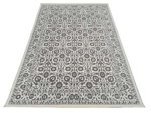 Alfombra Vintage Gris con Diseño Floral para Sala de Estar, Dormitorio, Decoración del Hogar, Patrón Clásico con Borde - Product Image 5