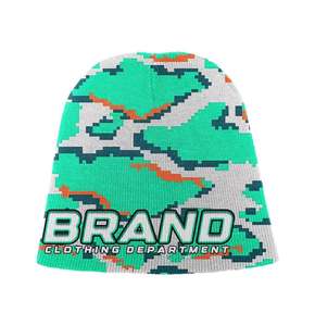 Gorro de Invierno Personalizado con Diseño de Camuflaje, Estilo Urbano Unisex para Adultos, 56-58CM, Tejido Jacquard - Product Image 5