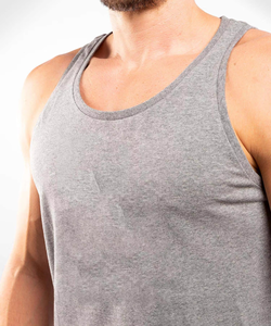 Débardeur pour homme en coton et polyester, sans manches, t-shirt de sport, veste de fitness respirante, décontractée, fournisseur OEM - Product Image 6