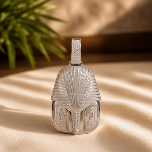 Pendentif Pharaon de Luxe en Argent Sterling 925 avec Moissanite GRA, Style Hip Hop, Diamant Rond Taillé - Product Image 6