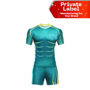 ชุดยูนิฟอร์มรักบี้ขายดี กำลังเป็นที่ต้องการ ชุดแข่งแบบ sublimated สำหรับขายส่ง เสื้อผ้าบูติก ชุดยูนิฟอร์มรักบี้ออกแบบเองได้สำหรับทีม - Product Image 1