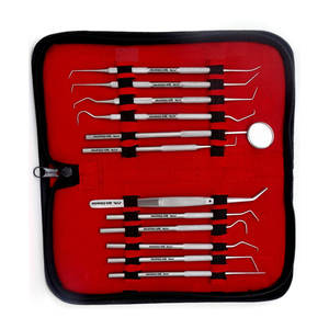 Kit d'hygiène buccale professionnel pour le nettoyage dentaire – Outils en acier inoxydable : cure-dents, miroir, pinces, détartreurs pour éliminer la plaque et les taches de tartre - Product Image 2