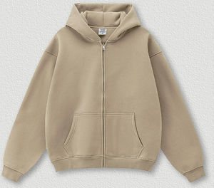 Sudaderas con Capucha de Invierno para Hombre, Personalizadas, al por Mayor, de Alta Calidad, con Cierre Completo, 100% Algodón, Transpirables, de Secado Rápido, Servicio OEM, 2026 - Product Image 5