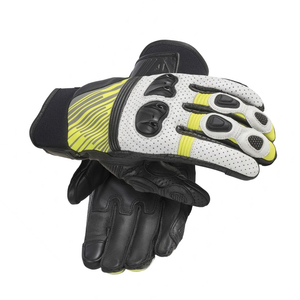 Leather <b>Motorbike</b> Racing Gloves Breathable Non-Slip Full Finger Motocross Riding Gloves Touchscreen Outdoor Cycling - Product Image 6