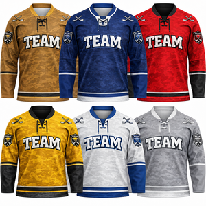 Jersey de Hockey sobre Hielo Personalizado, Fabricación Directa de Fábrica con Marca Privada OEM para Equipos, Clubes, Escuelas, Ligas, Torneos, Uniformes de Entrenamiento Profesional - Product Image 5
