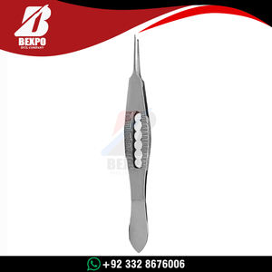 Pinzas Dentadas Hoskins Premium de Acero Inoxidable, Herramienta Oftálmica para Suturas Microquirúrgicas, Instrumentos Quirúrgicos con Certificación CE ISO - Product Image 6