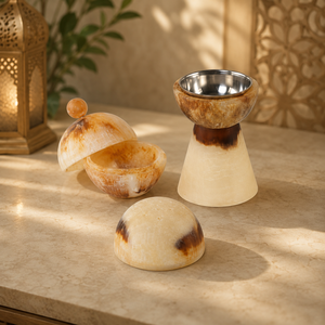 Luxury Resin <b>Incense</b> <b>Cone</b> Burner Bakhoor Holder Decorative Aromatherapy Burner Home Fragrance Diffuser for Living Room Office - Product Image 5