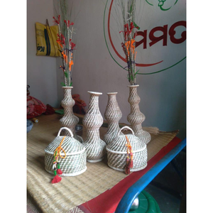 Florero Ecológico de Fibra Natural de Sabai Hecho a Mano para Decoración, al Mejor Precio al por Mayor - Product Image 4