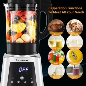 8-in-1 Professional Countertop Smoothie and Soup Blender with <b>Timer</b> for All Your <b>Kitchen</b> Needs - Product Image 6