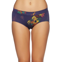 Braguitas de Algodón Premium para Mujer, Sin Costuras, Cintura Media, Rayadas, Transpirables, Tipo Bikini, Lencería Femenina, con Logotipo, Suaves