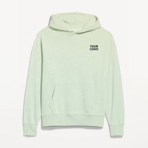 Sudaderas con capucha personalizadas al por mayor 100% algodón para hombre, sudaderas de alta calidad, modernas y cómodas con diseño de logotipo. - Product Image 6