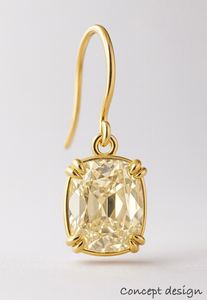 Diamant de laboratoire IGI de 3 à 5 carats, jaune clair champagne, taille coussin, provenance ancienne mine, pour la fabrication de bagues, boucles d'oreilles, pendentifs et bijoux - Product Image 5