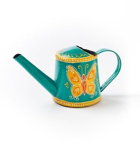 Regadera portátil de metal ligero para jardinería fácil, con pico largo, mango ergonómico, revestimiento resistente al óxido y duradero. - Product Image 2