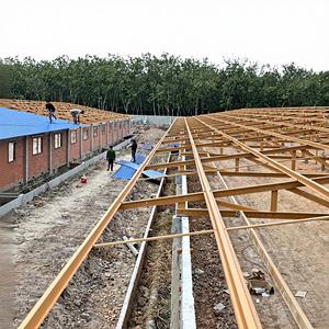 Structure métallique pour ferme avicole Eratek EC100.100, poutre de toit en acier G550, norme JIS, maison résidentielle légère, tolérance de 5% - Product Image 1