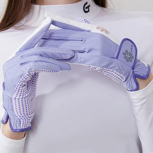 Gants de golf pour hommes en cuir véritable blanc de qualité supérieure, antidérapants, élégants, respirants, avec logo personnalisé, conçus professionnellement - Product Image 5