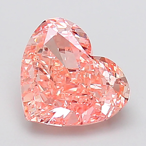Heart Cut Lab grown Diamond Fancy <b>Pink</b> Diamond Loose Stone For Jewelry Making - Product Image 2