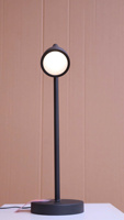 Lampe de table en métal Lumetal pour intérieur, éclairage LED 3000K (blanc chaud), alimentation CA, IP20, 100V-240V, commande par bouton, 362lm, CRI 80