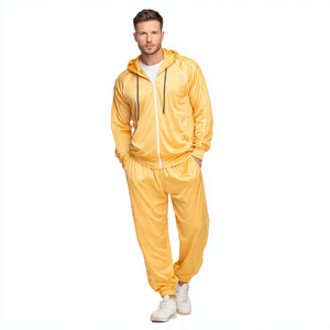 Customize <b>Polyester</b> Sweatsuit Men Outdoor Waterproof <b>Polyester</b> <b>Tracksuit</b> Men's Zipper Nylon <b>Polyester</b> Jacket Pants Two Piece - Product Image 4