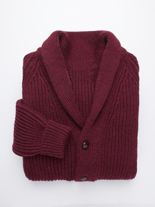 Suéter Beige de Punto Trenzado de Manga Larga con Cuello Redondo para Hombre, Suéteres de Punto con Patrón Trenzado, Suéter Unisex Cálido para Invierno - Product Image 5