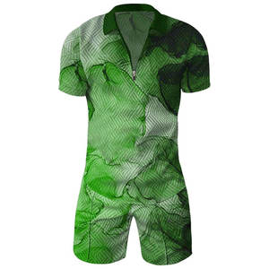 Conjunto de camiseta y pantalones cortos de algodón transpirable de alta resistencia para hombre, con las mejores características, directamente del proveedor de fábrica. - Product Image 4