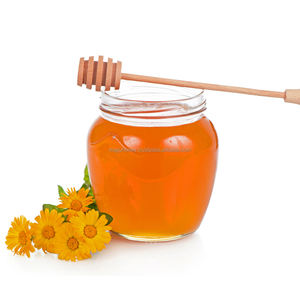 Venta al por mayor a granel 100% miel natural cruda en botella certificada Halal líquido fresco Jalea Real antioxidante rico sin azúcar añadido - Product Image 1