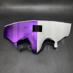 Guantes de Boxeo Personalizables Blancos y Morados con Agarre, Cuero Genuino de Vaca, Acolchado Grueso de 4 Capas, con Cordones Antideslizantes - Product Image 6