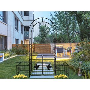 Arco da Giardino in Metallo per Matrimoni all'Aperto, Modello B, per Pergolati e Supporto per Piante Rampicanti, Eventi e Feste - Product Image 2