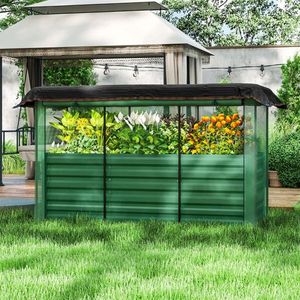 Fioriera in Acciaio Zincato per Rete da Giardino - Product Image 1