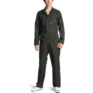 Combinaison de travail bleu marine pour homme, boutonnée, en polyester et coton, respirante, pour mécanicien, uniforme de travail - Product Image 2
