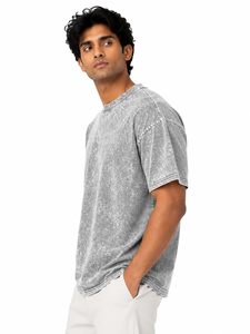 Men's Vintage Oversized <b>Tie</b>-Dye Cotton Woven T-Shirt Short Sleeve O-Neck Casual Jersey Style with Pattern Fit Regular - Product Image 4