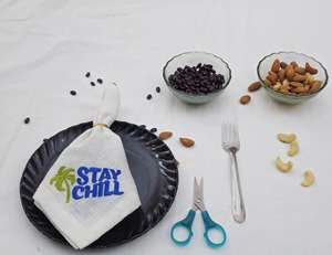 Serviettes en tissu brodées sur mesure avec motif palmier, style monogramme, réutilisables, décoration de table pour anniversaires, mariages, fêtes et événements - Product Image 2