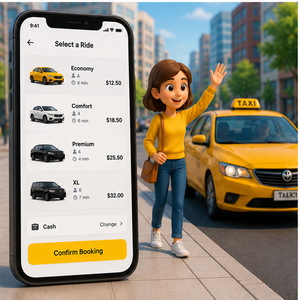 Servicios de Desarrollo de Aplicaciones Móviles Avanzadas para Reserva de Taxis para Empresas de Transporte y Operadores de Flotas - Product Image 3