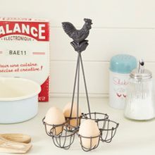 Solución de almacenamiento para cocina, soporte para huevos que ahorra espacio, organizador de exhibición de huevos, decoración moderna para cocina, soporte vertical para huevos. - Product Image 6