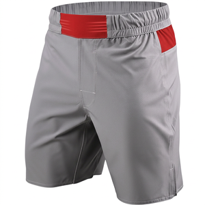 Shorts de sport MMA pour hommes, bleus, 100 % polyester, anti-humidité - Product Image 2