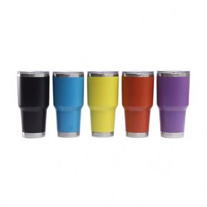 Gobelet isotherme à double paroi en acier inoxydable 304 de 30 oz, tasse de voyage avec couvercle anti-fuite, logo personnalisé - Product Image 1