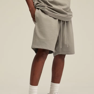 Shorts Streetwear Vintage Washed Minimalist Style Urban Fashion Relaxed Loose Gym Casual Weekend Summer In Stock Low MOQ Vendor - Product Image 5