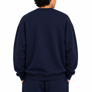 Sweat-shirt à col rond pour homme, style décontracté et ample, pour l'automne et l'hiver, activités quotidiennes et en plein air - Product Image 2