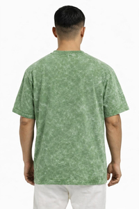 T-shirts à manches courtes pour hommes, marque privée OEM, 100% coton, coupe oversize, effet vintage, délavé à l'acide, impression personnalisée, faible MOQ, fabricant - Product Image 4