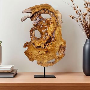 Centro de Mesa Decorativo de Madera Tradicional de Diseño Moderno para Celebraciones Festivas y Arreglos Decorativos Culturales - Product Image 6