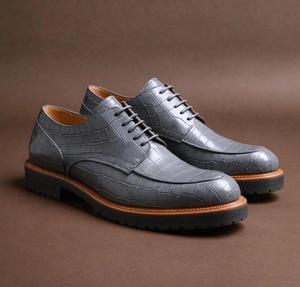 Chaussures Derby de Luxe pour Hommes, Personnalisables (Couleur, Marque OEM), Formelles, de Cérémonie, Classiques, à Lacets, de Créateur, pour le Bureau et les Mariages - Product Image 4