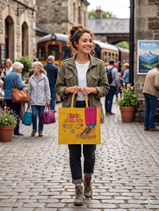 Sacs fourre-tout urbains écologiques en jute, vente en gros, logo personnalisé imprimé, sacs de courses réutilisables, fermeture éclair à lettres, sangle en coton - Product Image 3