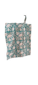 Bolso de playa de algodón con estampado de bloques de mano, bolso de mano grande acolchado gitano, bolso de hombro bohemio, bolsas de transporte - Product Image 4