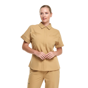 Uniforme de Enfermera para Mujer, Diseño Personalizado al por Mayor, Estilo Jogger, Elástico, con Cierre, Spandex - Product Image 5