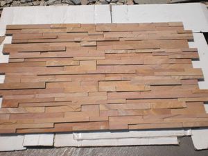 Piedra de pavimentación Shivara Stones Modak Sandstone, diseño moderno, superficie cortada a máquina, tonos rosa y amarillo para exteriores, para patio y terraza. - Product Image 2