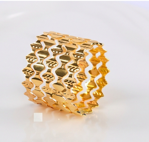 Anillos para Servilletas Dorados de Acero Inoxidable, Diseño Curvo Hecho a Mano, Anillo Metálico para Servilletas, Apto para Decoración de Mesa, Artículos de Cocina - Product Image 3