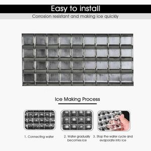 Fabbricatore di ghiaccio In acciaio inox da cucina commerciale portatile - Product Image 6